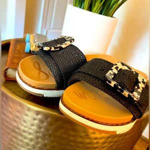 WORN 4 times- Sam Edelman Ariane Slide / Sandal sz 8 US 38.5 EU